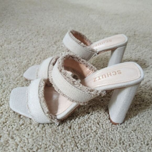 NWT SCHUTZ Shoes Women’s Amely Mid Block Heel Sandals Size 6 - Picture 6 of 11